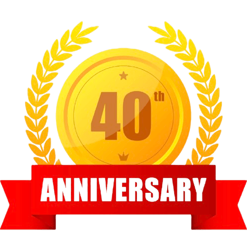 40th Anniversary Badge